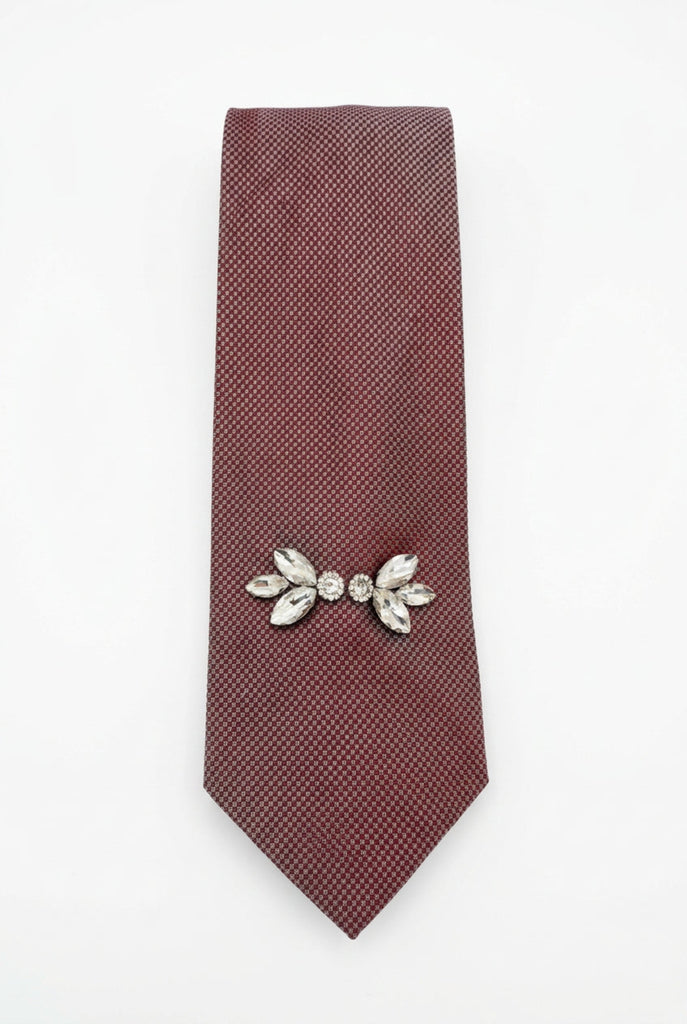 Γραβάτα Μπορντό - Vintage Silk Tie