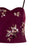 Τοπ Bustier Μπορντό