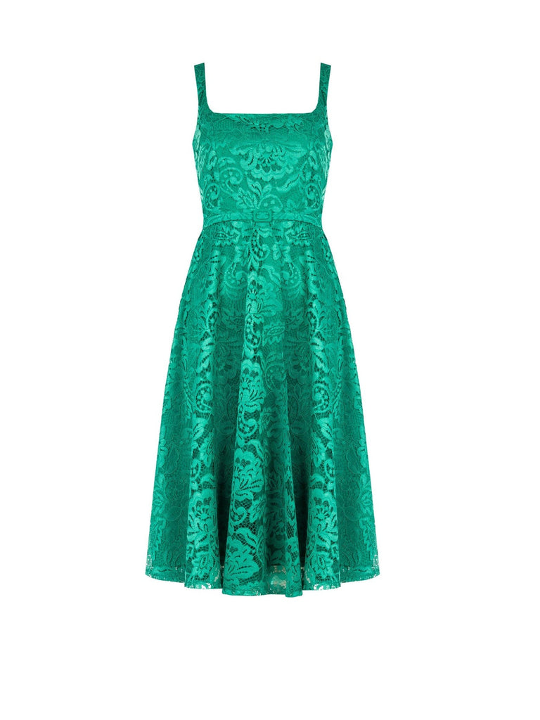 φόρεμα δαντέλα μιντι lace boutique φόρεματα για γάμους βαπτίσεις