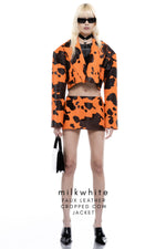 milkwhite cropped jacket