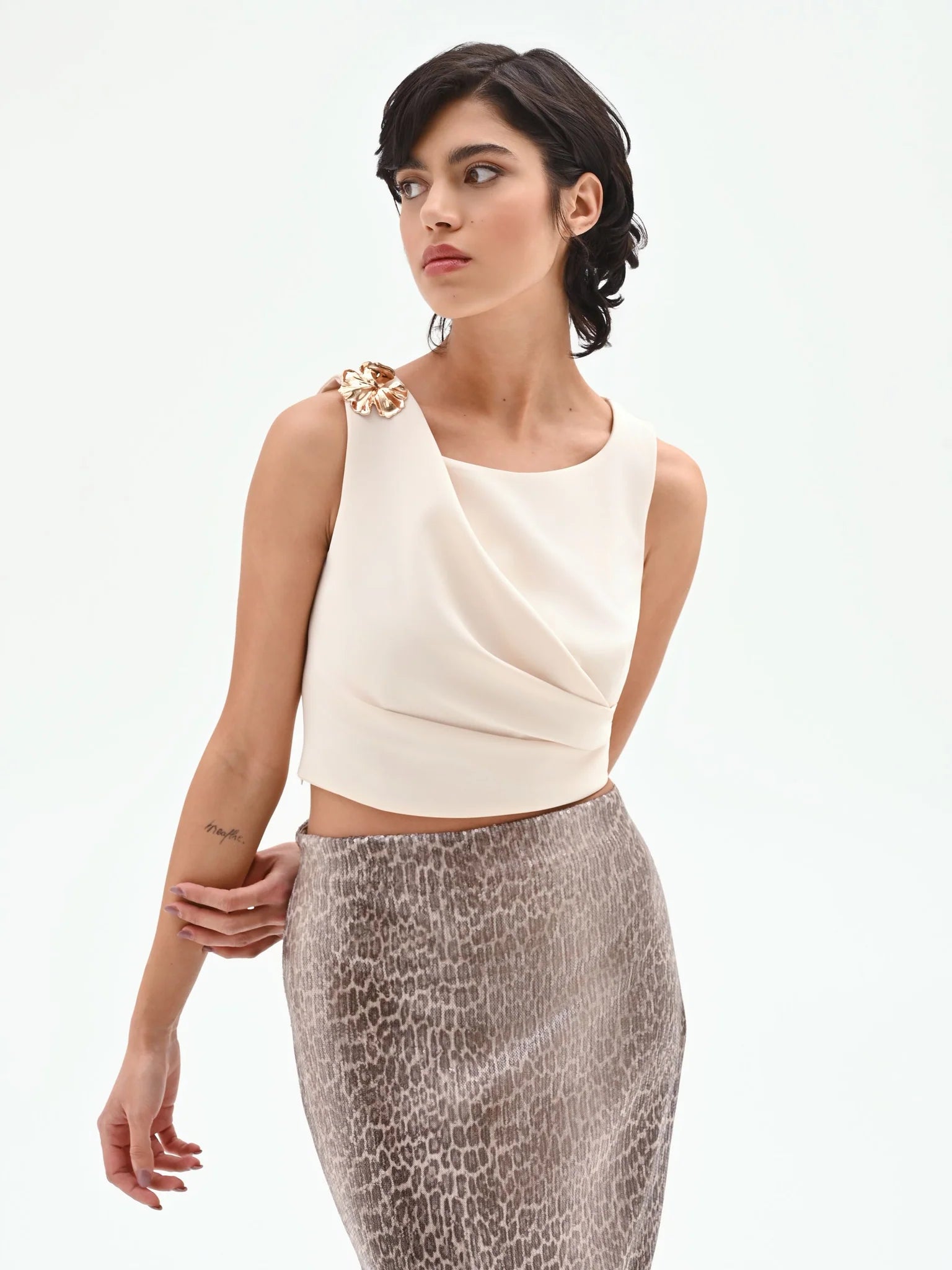 Βραδυνό νεανικό τοπ Lace Boutique