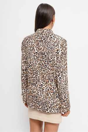 
                  
                    Load image into Gallery viewer, Σακάκι Leopard Print Μαύρο Μπεζ
                  
                