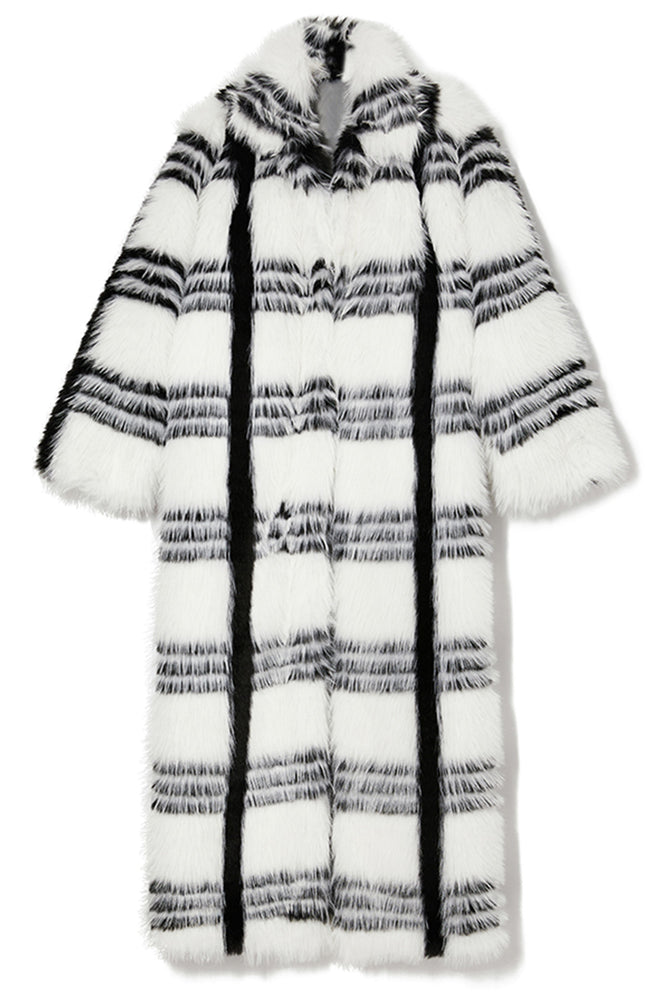 Μακρύ Πανωφόρι - Long Faux Fur Coat