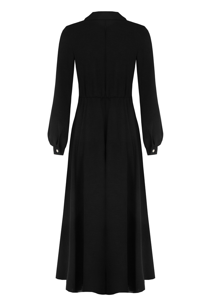 
                  
                    Load image into Gallery viewer, Φόρεμα Midi Μαύρο Camisole Rinascimento
                  
                