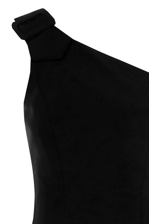 
                  
                    Load image into Gallery viewer, Φόρεμα Μαύρο με 1 Ωμο
                  
                