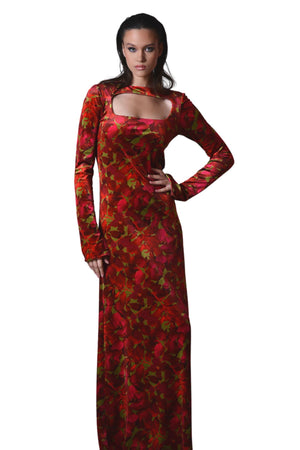 
                  
                    Φόρτωση εικόνας στο πρόγραμμα προβολής συλλογής, Μακρύ Βελούδινο Κόκικινο Φόρεμα
                  
                