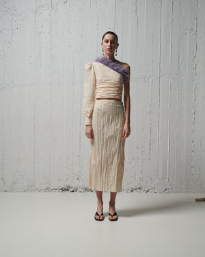 
                  
                    Φόρτωση εικόνας στο πρόγραμμα προβολής συλλογής, Ivory Midi Skirt
                  
                