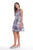 Gray & Viola- Printed Satin short Dress