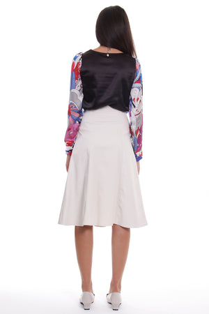 
                  
                    Load image into Gallery viewer, Midi skirt - Snow white midi skirt
                  
                