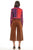 Trousers - Trousers zip kilot camel