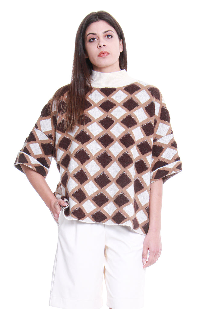 Knitted Brown - Knitwear E-mio