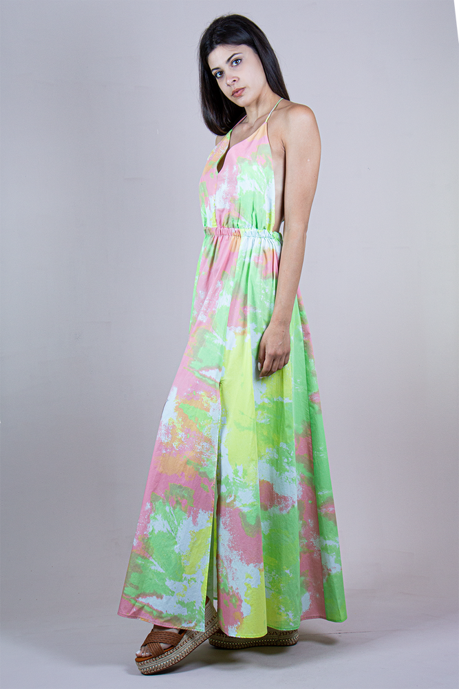 
                  
                    Φόρτωση εικόνας στο πρόγραμμα προβολής συλλογής, Φόρεμα  - Printed long dress
                  
                