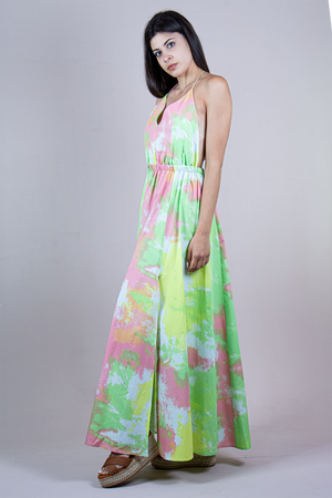 
                  
                    Φόρτωση εικόνας στο πρόγραμμα προβολής συλλογής, Φόρεμα  - Printed long dress
                  
                
