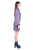 Φόρεμα μίνι με μακριά μανίκια και φουλάρι - Laceboutique.gr