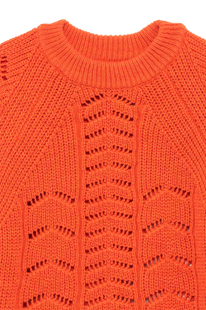 
                  
                    Load image into Gallery viewer, Orange E-mio Knitted Blouse
                  
                