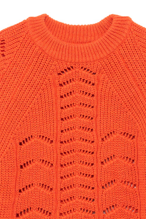 
                  
                    Load image into Gallery viewer, Orange E-mio Knitted Blouse
                  
                
