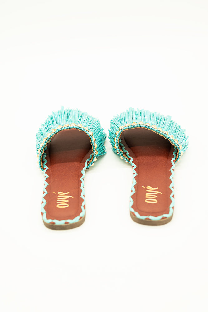 
                  
                    Load image into Gallery viewer, Ovye Turquoise Sandals
                  
                