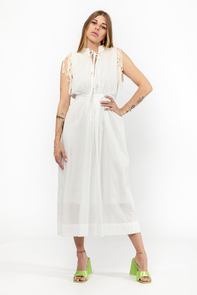 Φόρεμα Λευκό Midi