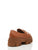Leather moccasin camel