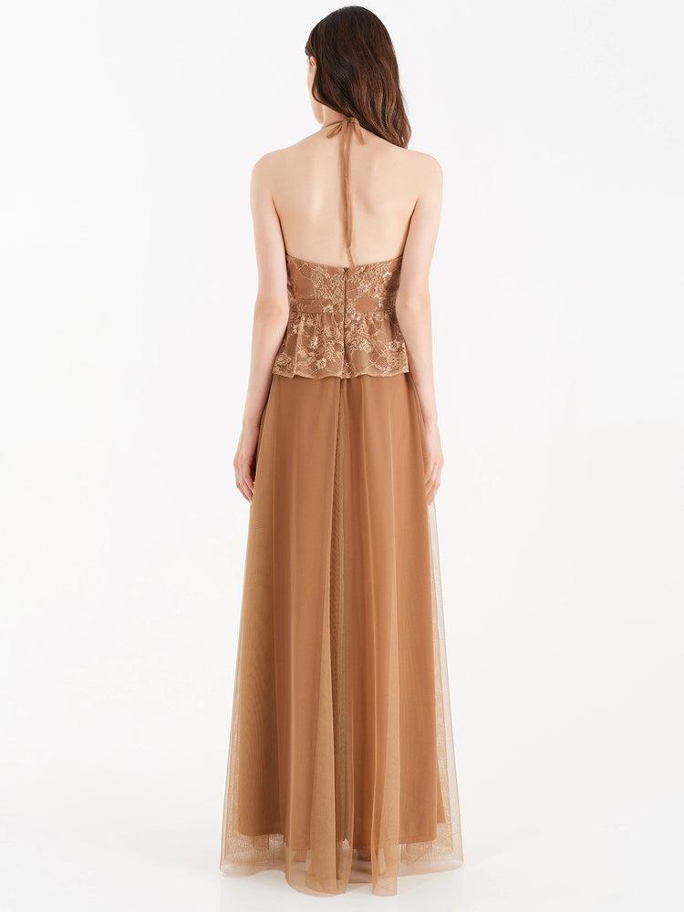 
                  
                    Load image into Gallery viewer, Nude dress - Maxi dress
                  
                